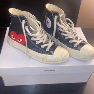 Used comme de Garcons converse ❤️